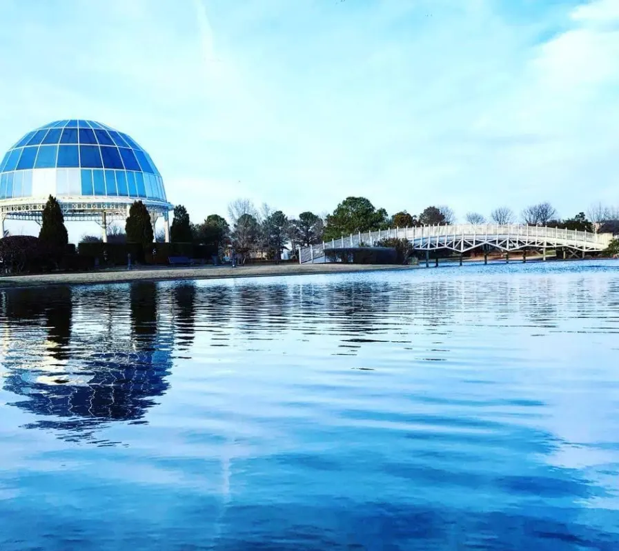 a view in Hampton Roads, VA